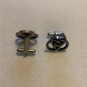 Elegant Silver Cufflinks